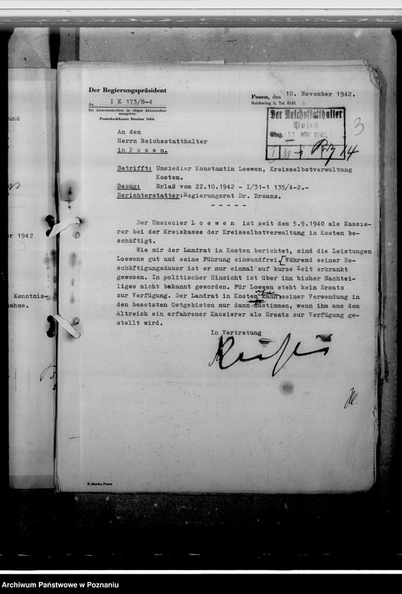 Obraz 7 z jednostki "Lowen, Konstantin - Umsiedler, urzędnik, Willy Woeste, Fischer, Wetter"