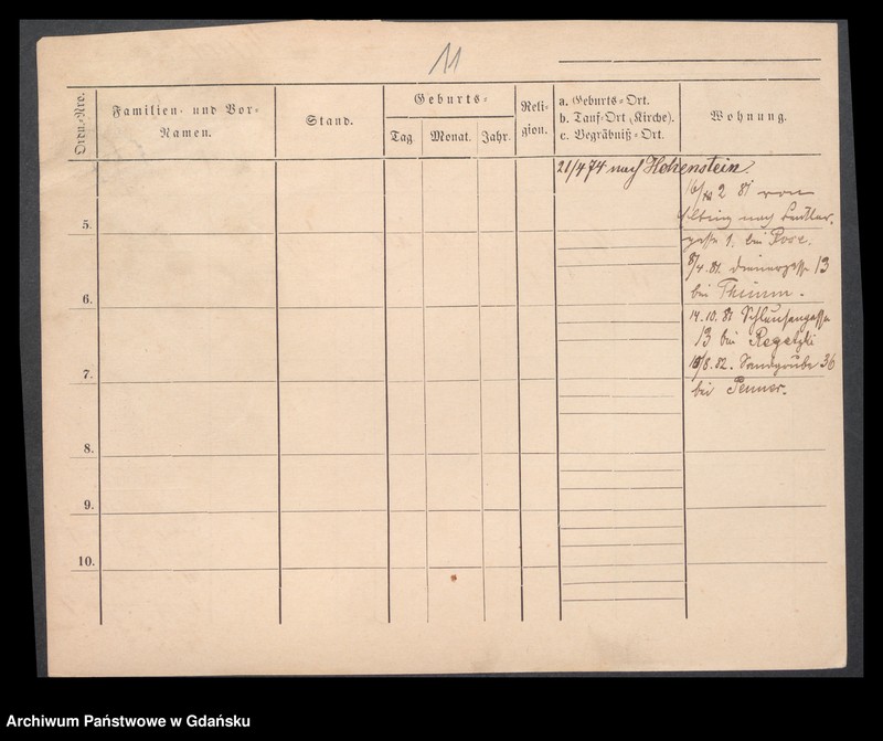 image.from.unit.number "Karty meldunkowe: Schulz August - Schulz Ernst"