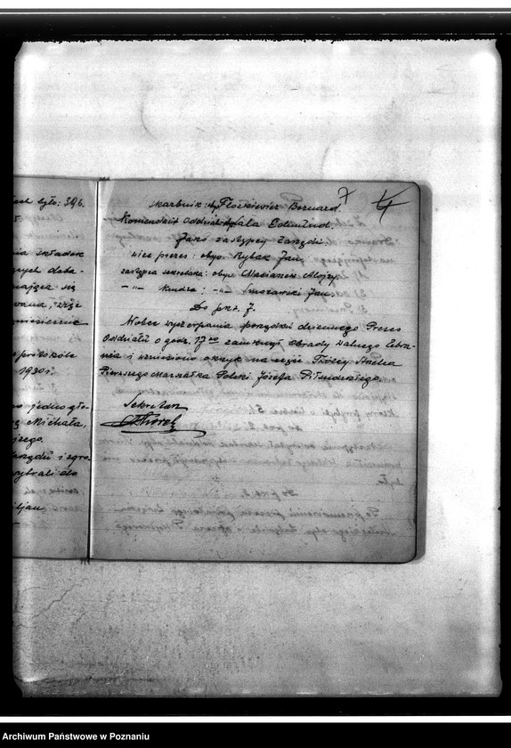 Obraz 11 z jednostki "Protokoły zebrań Oddziału Związku Strzeleckiego w Drawsku"