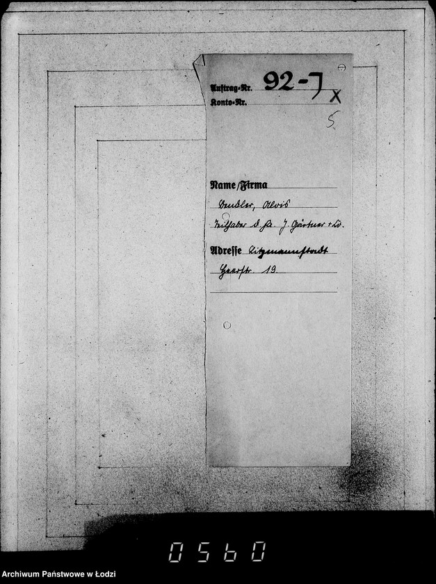 Obraz 9 z jednostki "J-91-105 [Wnioski Żydów w Getcie o zwrot długów za wzięty na kredyt towar przez kupujących]"