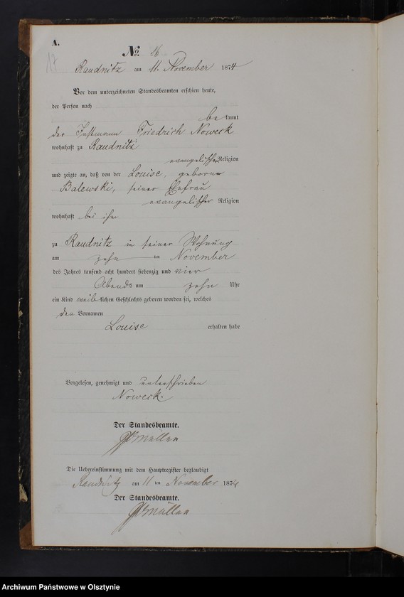 image.from.team "Urząd Stanu Cywilnego w Rudzienicach pow. iławski ( dawny pow. suski )"