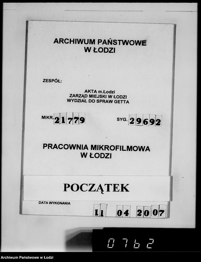 Obraz 1 z jednostki "Sonderkonto 12300. Arbeitsamt Gnesen, Arbeitsamt Hohensalza Judenlager: Montwy- (Kreis Hohensalza), Grossendorf-(Kreis Hohensalza), Bilsko, Mogilno, Olscha, Bornheim u.Schlabau, Wiesengrund, Hinterwalden, Neuwelt."