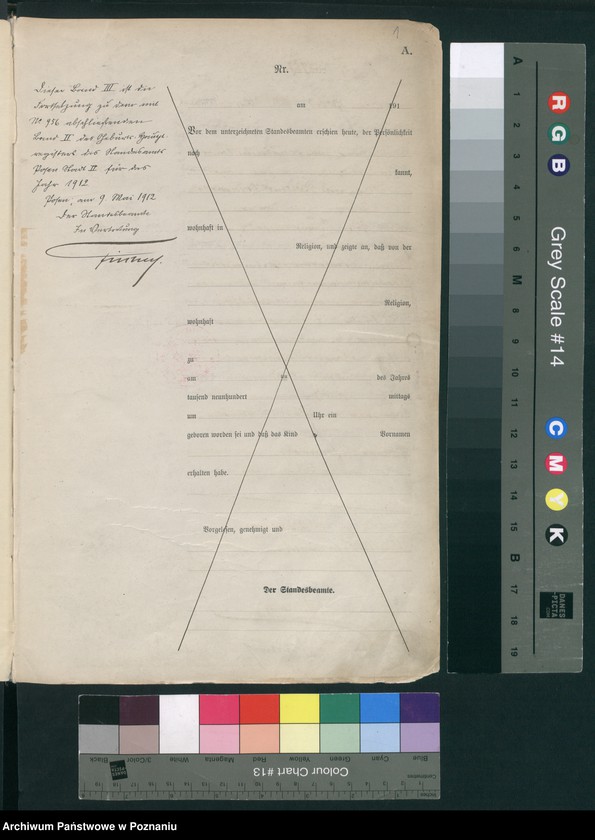 Obraz 3 z jednostki "Księga miejscowa urodzeń tom III [Rejestr główny urodzeń]"