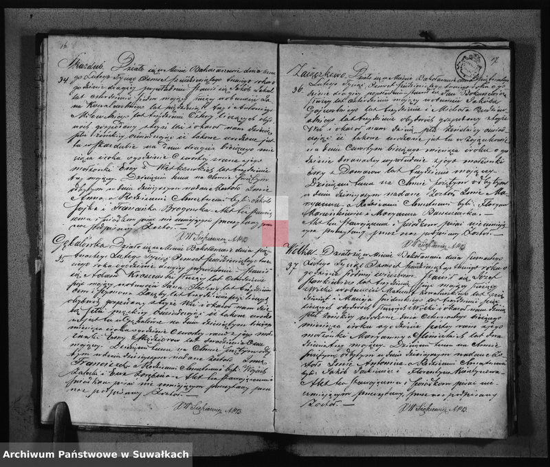 image.from.unit.number "Księga Duplikat zawierająca w sobie Akta Urodzonych, Zaślubionych i Zmarłych z roku 1863 w parafii Bakałarzew"