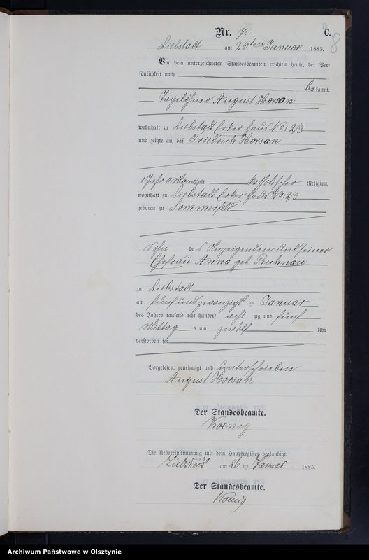 image.from.unit.number "Sterbe-Neben-Register Nr 1 - 71"