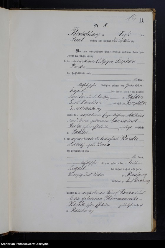 image.from.unit.number "Heiraths-Neben-Register Nr 1 - 46"