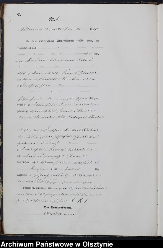 image.from.unit.number "Sterbe-Haupt-Register Nr 1 - 95"