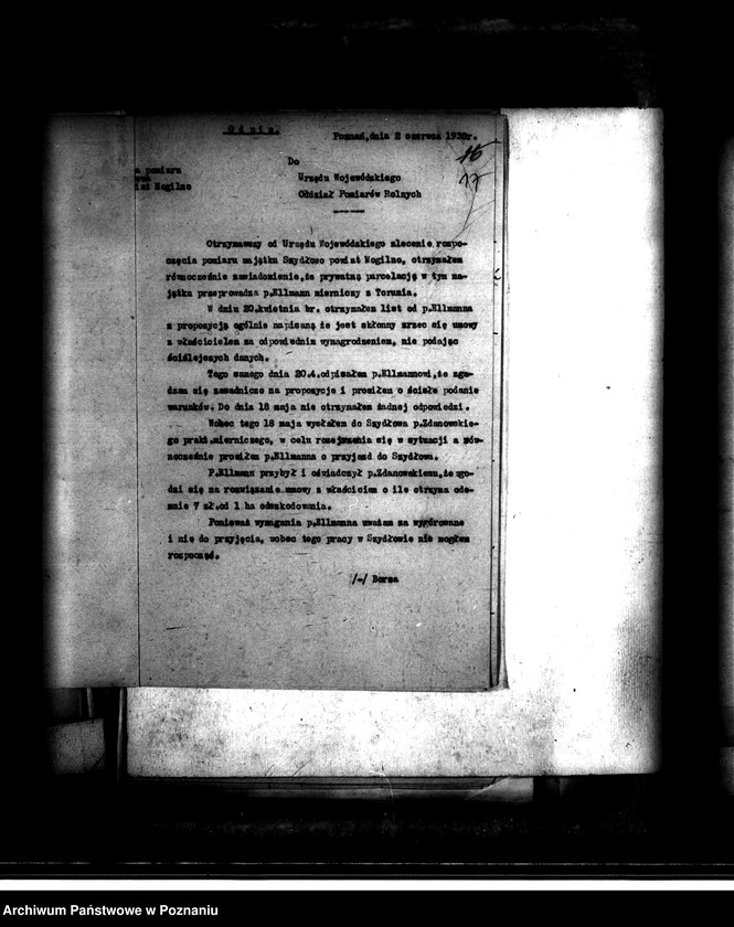 Obraz 20 z jednostki "Majątek Szydłowo powiatu mogileńskiego /operat pomiarowo-szacunkowy/"