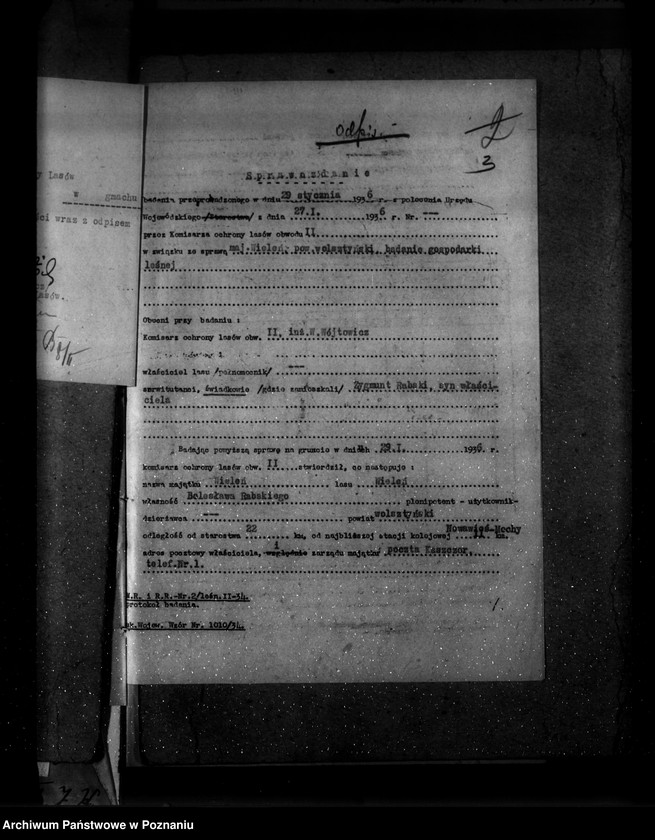 image.from.unit.number "Majętność leśna Wieleń Zaobrzański powiat wolsztyński"