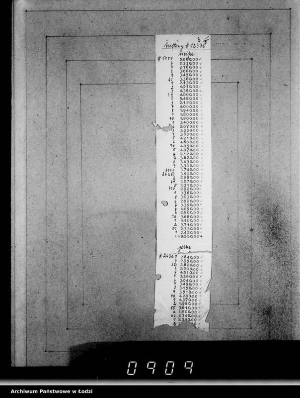 Obraz 7 z jednostki "Aufträge [Lieferscheinen und Rechnungen] 12321-12376 Lebensmitteleinkauf 5/Mü [Dostawa żywności dla Getta i dla obozu cygańskiego]"