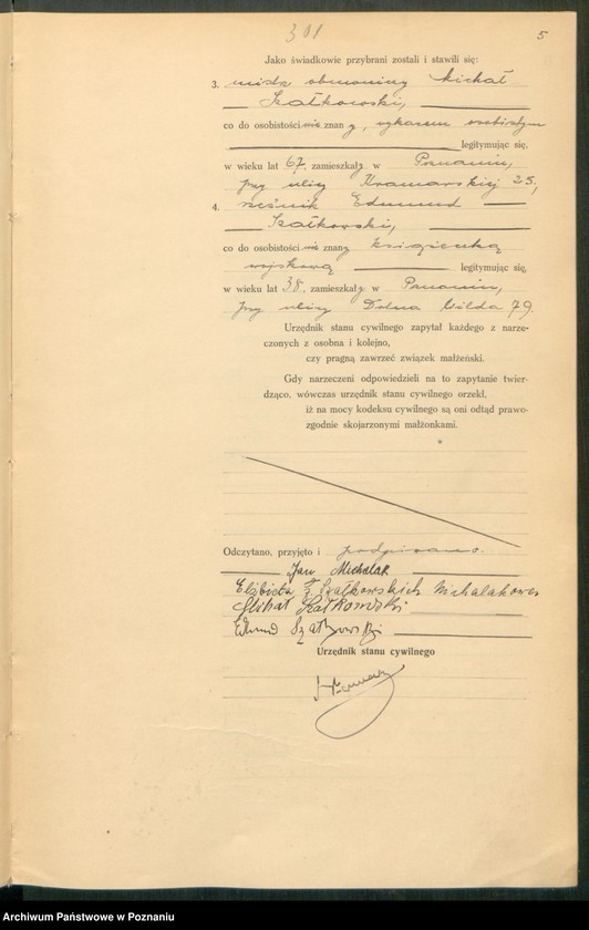 Obraz 7 z jednostki "Księga miejscowa małżeństw tom II [Rejestr główny małżeństw]"