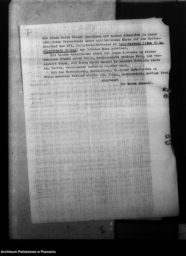 Obraz 11 z jednostki "Korruptionserscheinungen. Gedenkfeier für Landrat Trende in Kutno"