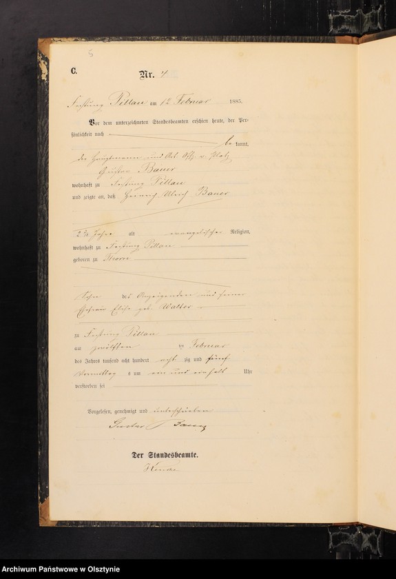 image.from.unit.number "Sterbe-Haupt-Register Nr 1 - 9"