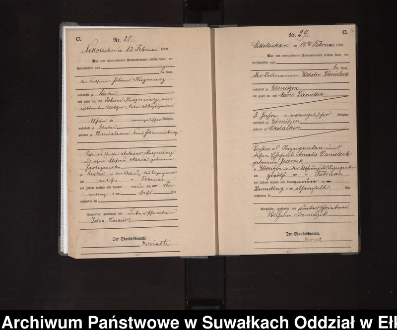 image.from.unit.number "Sterbe-Haupt-Register des Königlichen Preussischen Standes-Amtes Nikolaiken Kreis Sensburg"