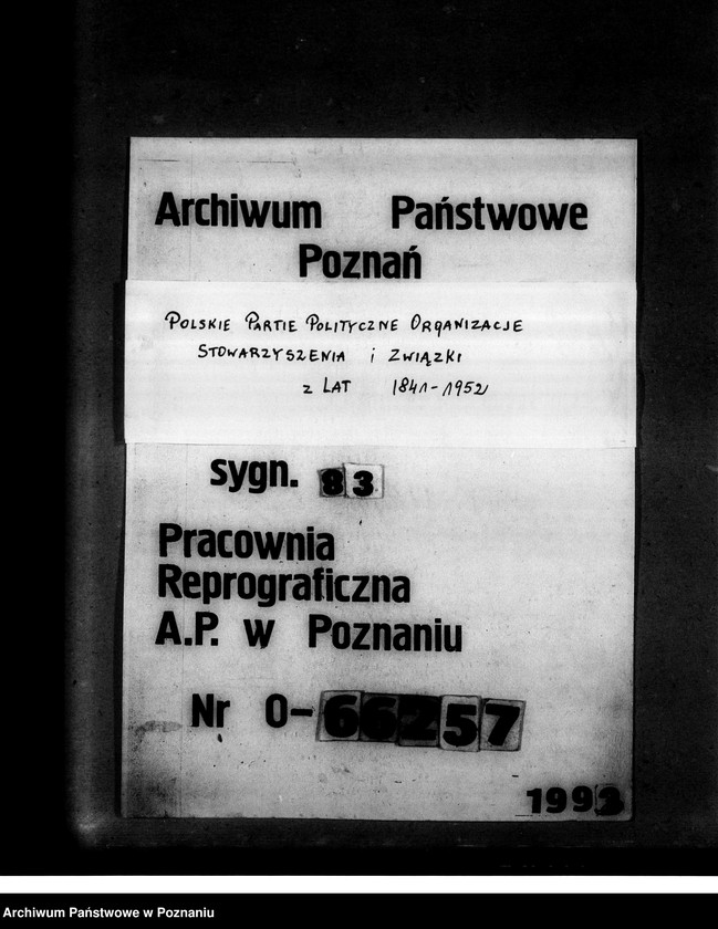 Obraz 1 z jednostki "List hipoteczny na rzecz Zjednoczenia Zawodowego Polskiego"