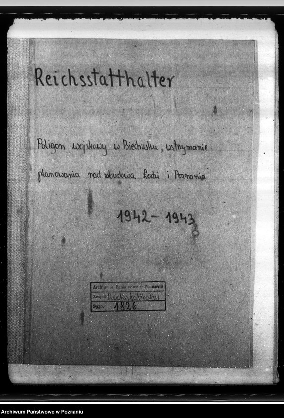 Obraz 4 z jednostki "Poligon wojskowy w Biedrusku, wstrzymanie planowania nad zabudową Łodzi i Poznania"