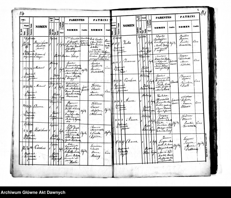 image.from.unit.number "Parafia: Busk. Dekanat: Busk. Kopie z ksiąg metrykalnych ur., śl., zg. dla całej parafii (miasto Busk i wsie)."