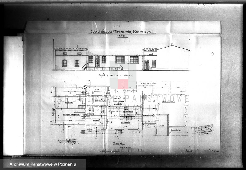 Obraz 7 z jednostki "Zatwierdzenie zakładu przemysłowego /mleczarnia/ w Krotoszynie /spółka z nieogr. odp"