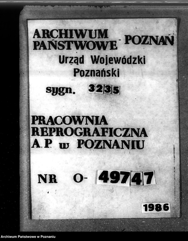 Obraz 1 z jednostki "/Nadzór nad gospodarką leśną/ majętności Zakrzewo powiecie gnieźnieńskim"