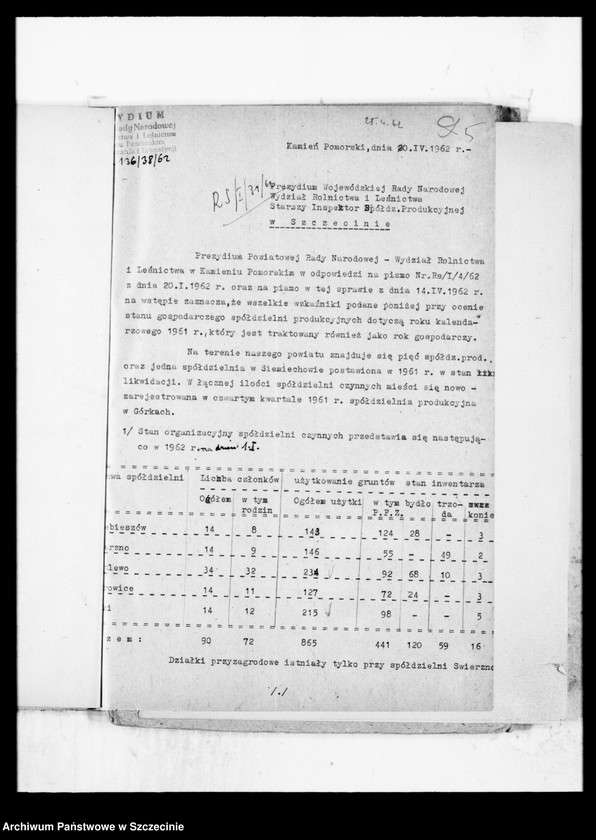 image.from.unit.number "Działalność Rolniczych Spółdzielni Produkcyjnych w powiatach województwa szczecińskiego"