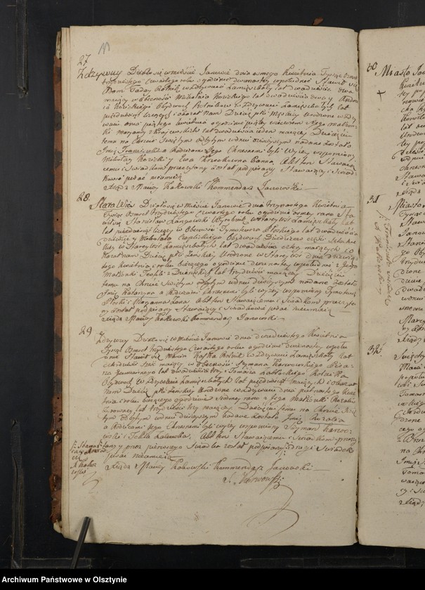image.from.unit.number "Akta Urodzenia, Zeyścia y Małżeństw Gminy Janowskiey Obwodu Przasnyskiego Wojewodztwa Płockiego za Rok 1834"