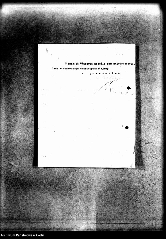 Obraz 6 z jednostki "Korespondencja różnych z Sekcją Zaprowiantowania Miasta"