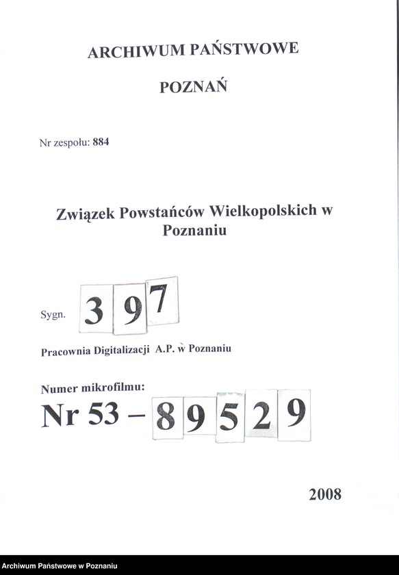 Obraz 1 z jednostki "Sprawozdania z działalności poszczególnych kół okręgu poznańskiego oraz korespondencja dotycząca tych zw. Składy osobowe zarządu."