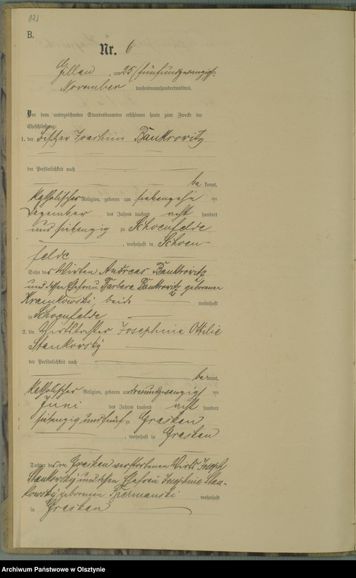 image.from.unit.number "Heiraths-Haupt-Register Nr 1 - 6"