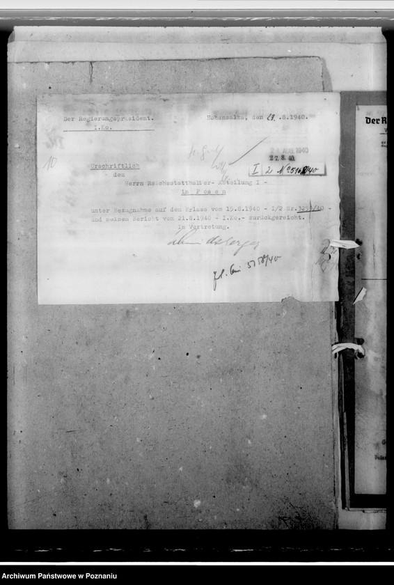 Obraz 14 z jednostki "Nazwiska 15 urzędników, ubiegających się o zatrudnienie w Kraju Warty"