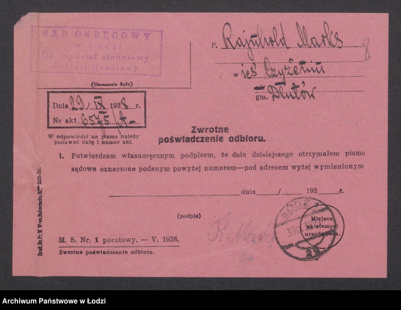 Obraz 10 z jednostki "Rajnchold Marks- wiatrak"