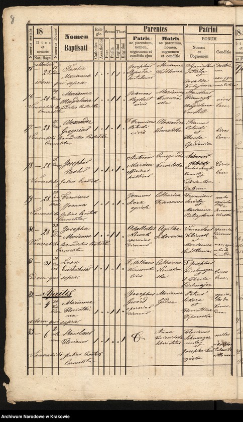 Obraz 11 z jednostki "[Akta urodzeń]"