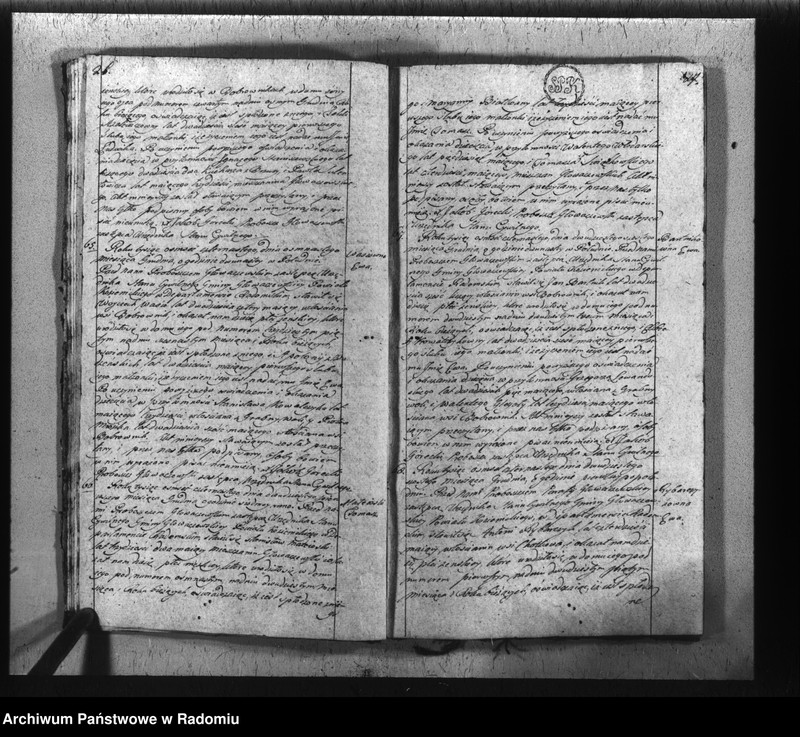 image.from.unit.number "Księga urzędnika stanu cywilnego parafii Głowaczew do zapisywania akt 1814 roku"