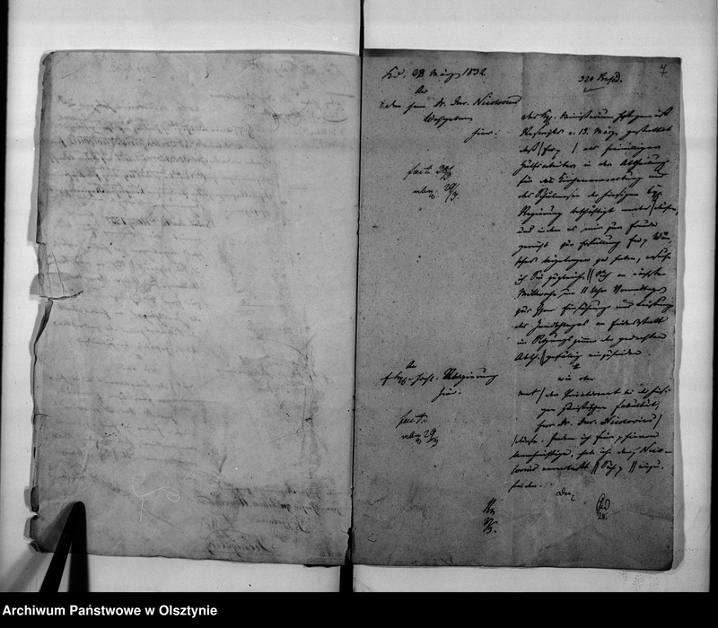 image.from.unit.number "Bei der Regirung Abtheilung für die Kirchen Verwaltung und das Schulwessen beschäftigten Dr. Der Rechte Nickolovius [Alfred]"