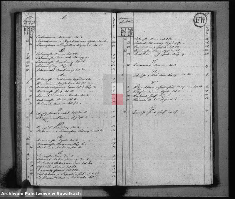 image.from.unit.number "Księga aktów stanu cywilnego zeszłych w gminie seyneńskiey na rok 1814"