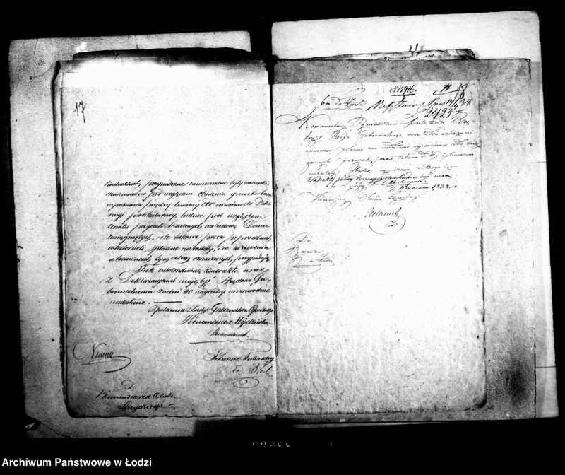 Obraz 17 z jednostki "Akta tyczące się ogólnych interesów fabrycznych i handlowych"