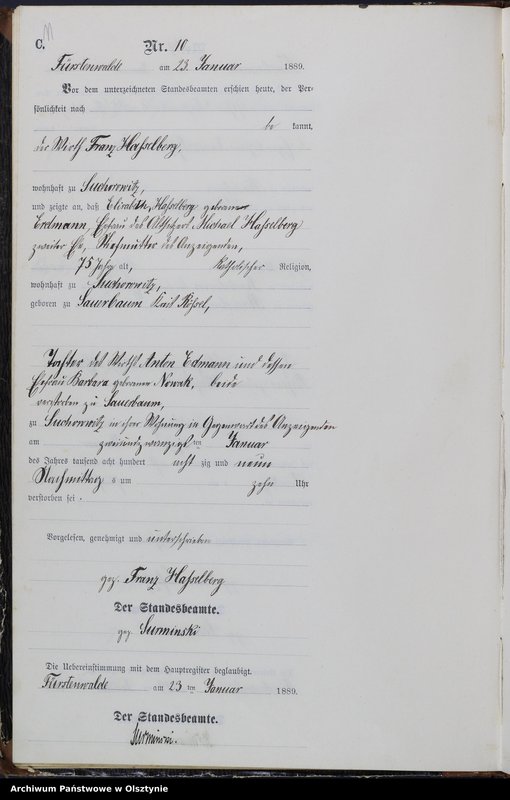 image.from.unit.number "Sterbe-Neben-Register Nr 1 - 146"