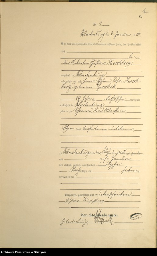 image.from.unit.number "Sterbe-Haupt-Register Nr 1 - 93"