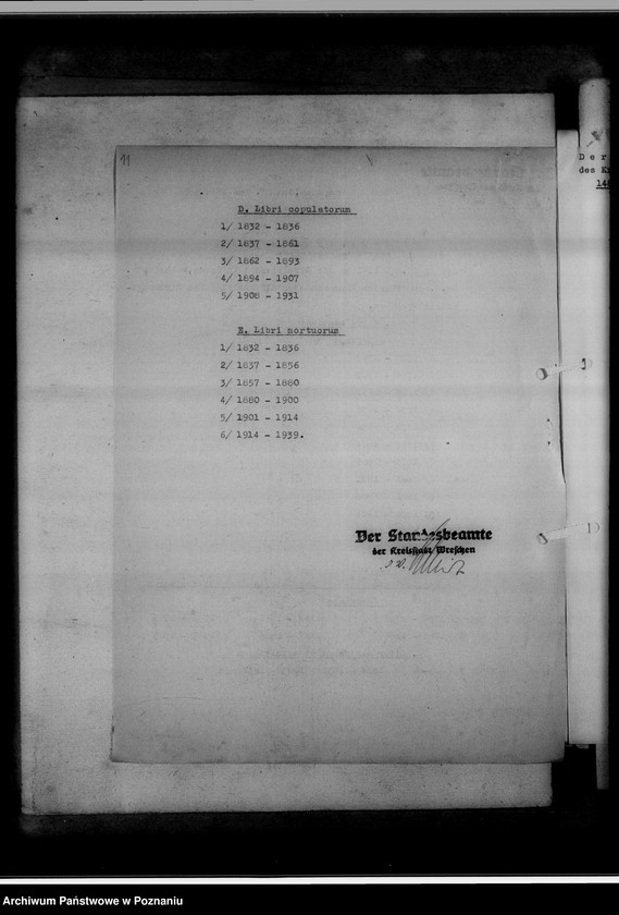 Obraz 15 z jednostki "Einziehungsprotokolle [ksiąg kościelnych] Kreis Wreschen [powiat wrzesiński]"