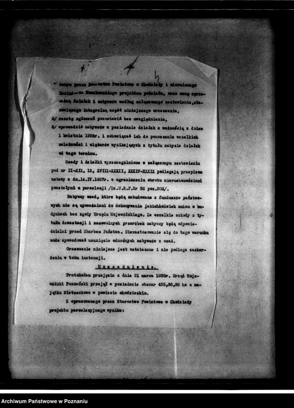 Obraz 8 z jednostki "/Zatwierdzenie wykazu nabywców działek z majątku Nietuszkowo powiatu chodzieskiego"