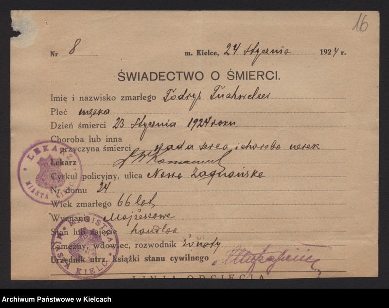 image.from.unit.number "Załączniki do akt zgonu Okręgu Bożniczego Kielce za rok 1924"