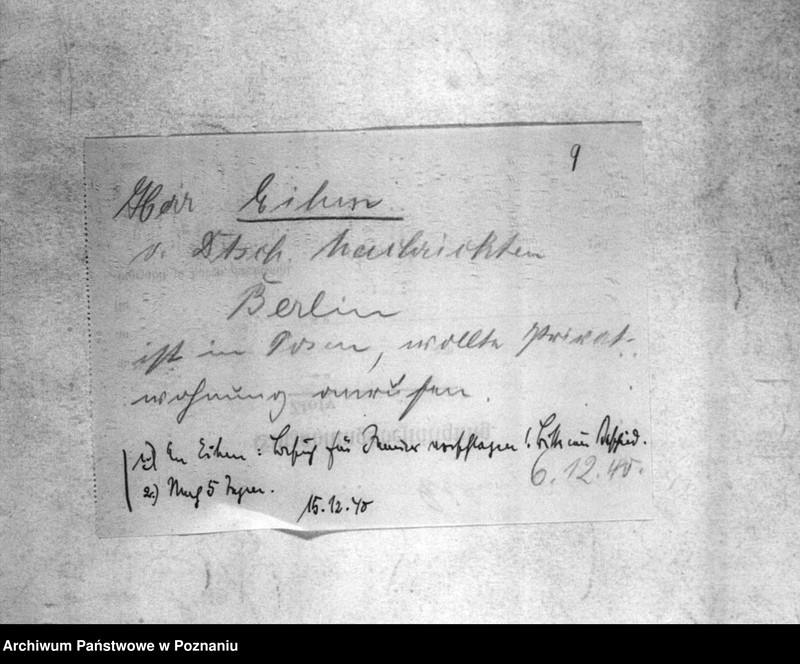 Obraz 13 z jednostki "Korespondencja w sprawie przewożenia zwłok Niemców, którzy zginęli w 1939 roku oraz w sprawie samochodu i w sprawie wynagrodzenia szoferów za pracę"