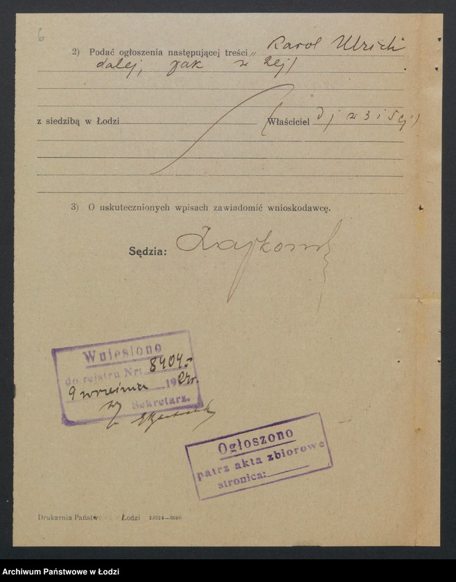 Obraz 8 z jednostki "Karol Ulrich- młyn motorowy- Janów"