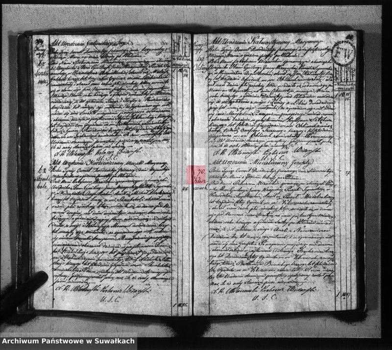 image.from.unit.number "Akta urodzonych gminy wiżańskiey obwodu seyneńskiego, w województwie augustowskim od dnia 1-go stycznia do dnia ostatniego grudnia 1821 roku"