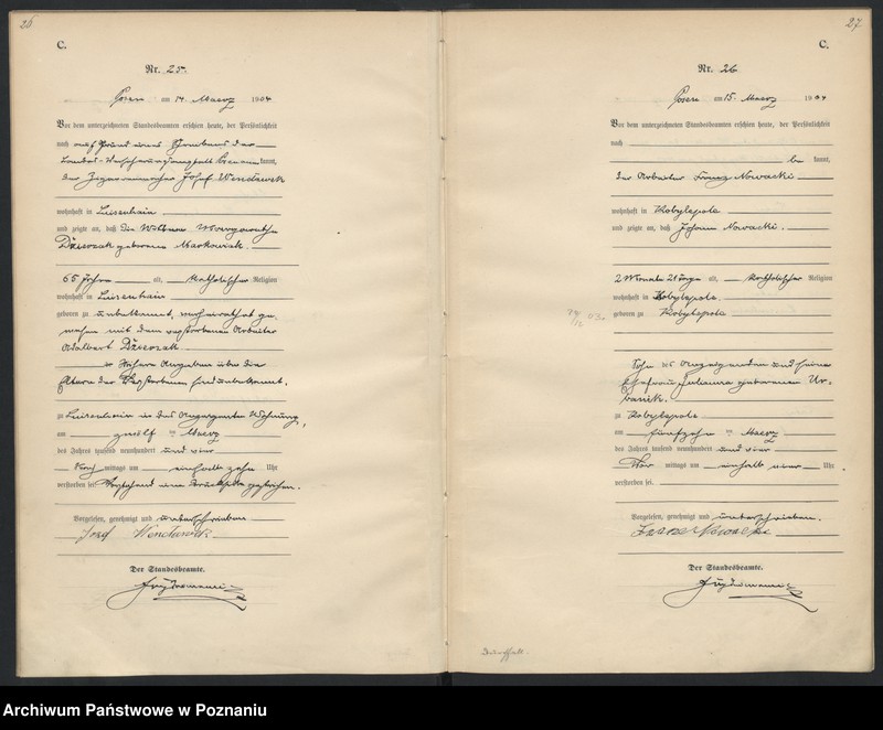 Obraz 16 z jednostki "Księga miejscowa zgonów"