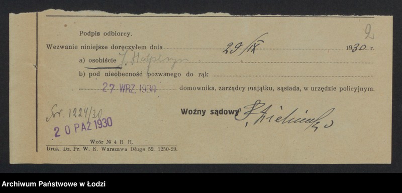 Obraz 4 z jednostki "Józef Halperyn – sprzedaż przyborów elektrycznych"