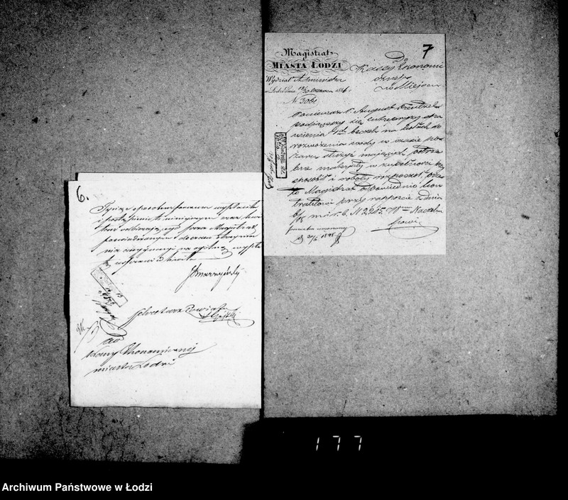 Obraz 9 z jednostki "Akta tyczące się poczynionych forszusów z kasy miasta Łodzi od roku 1846 po koniec roku"