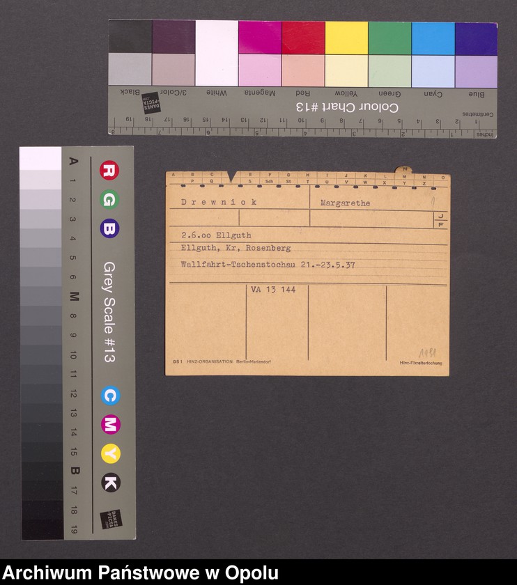 Obraz 3 z jednostki "[Drewniok Margarethe, ur. 2.6.1900 Ellguth]"