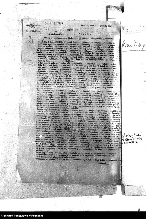 Obraz 6 z jednostki "Pow. lekarz Weterynaryjny Poznań-Wschód"