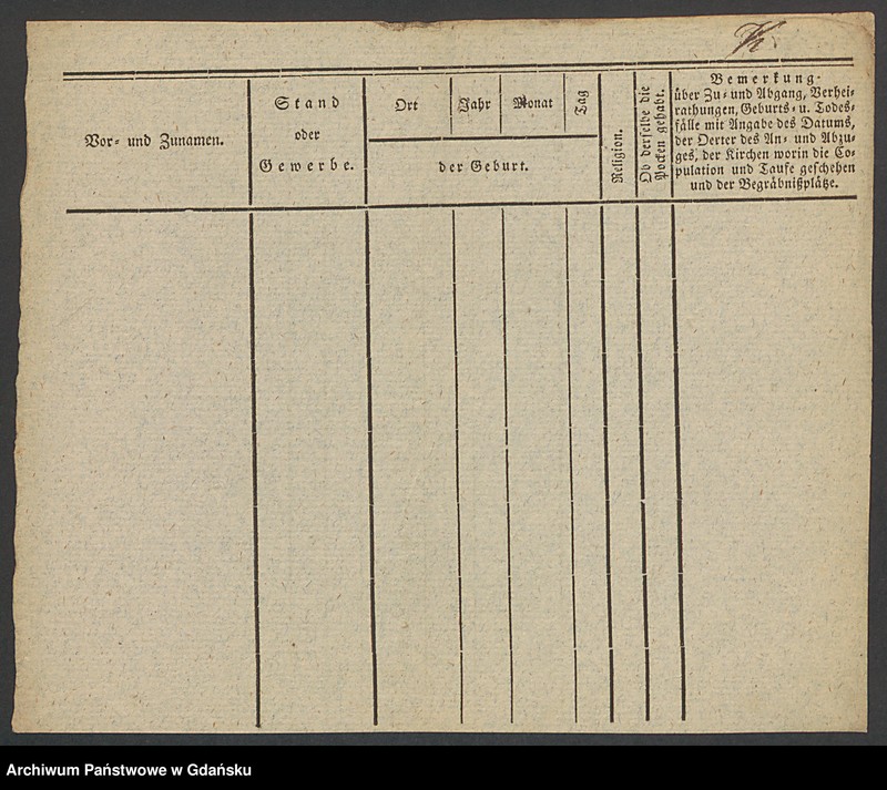 image.from.unit.number "Karty meldunkowe: Klein Johanna - Klein Marie"