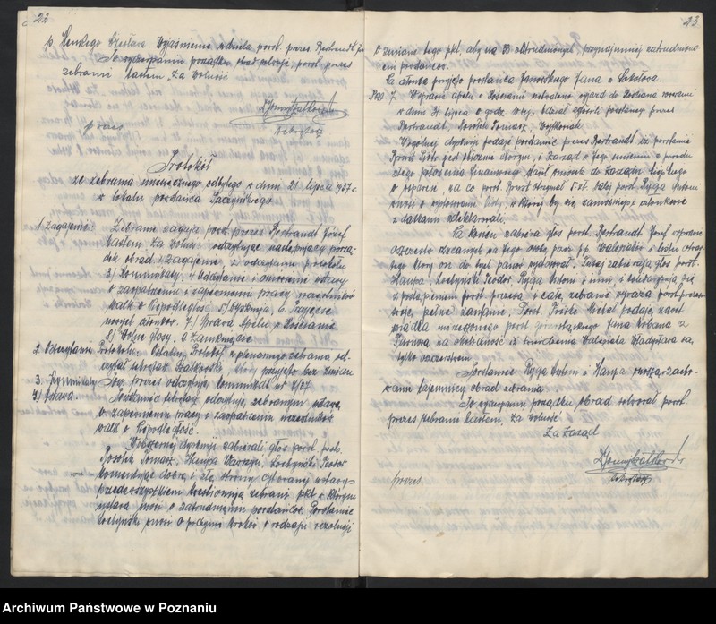 Obraz 15 z jednostki "Rogoźno, powiat Oborniki - akta koła [protokoły zebrań]"